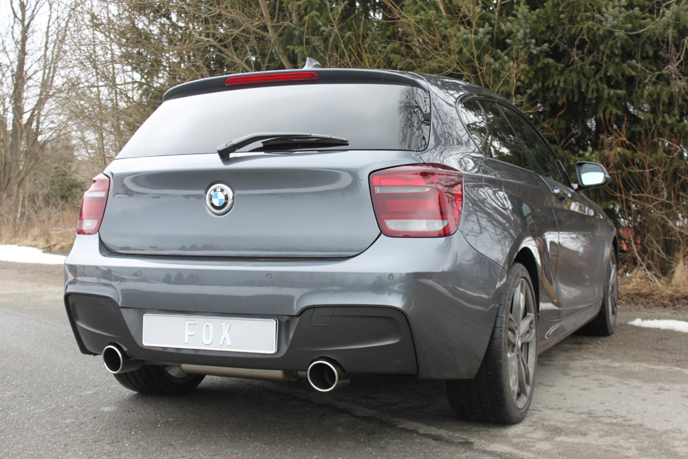 FOX RVS Einddemper voor de M135i (F20/F21) 1-serie BMW