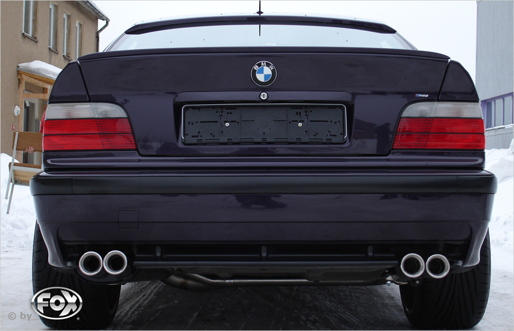 BMW E36 M3 Duplex Sportuitlaat van FOX