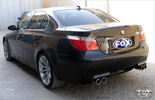 fox m5 e60 sportuitlaat