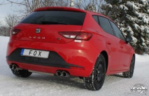 seat leon 5f met fox uitlaat