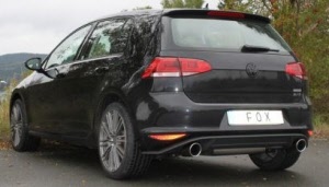 fox golf 7 gti sportuitlaat